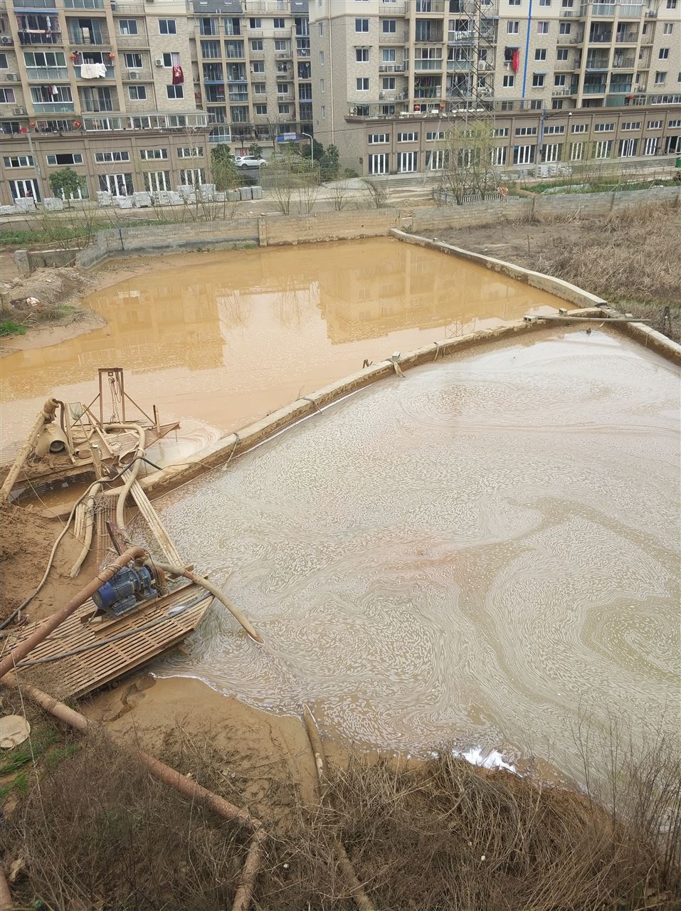 中平镇沉淀池淤泥清理-厂区废水池淤泥清淤